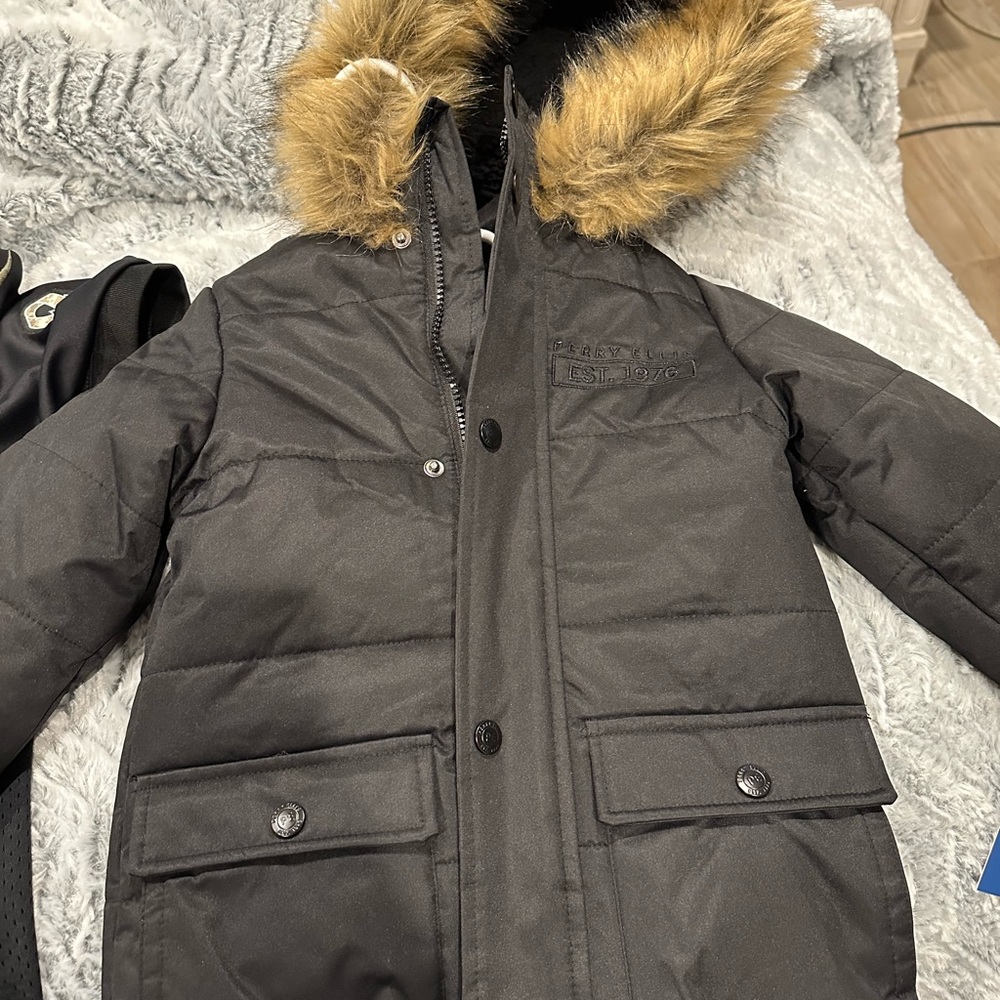 🔥PERRY ELLIS BOYS PARKA WINTER COAT-2T-BRAND NEW WITH TAGS🔥
